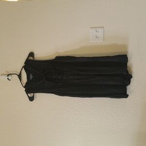 Modcloth Bow Tie Neck Black Romper